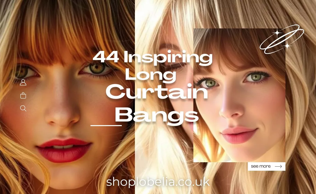 Long Curtain Bangs Styles