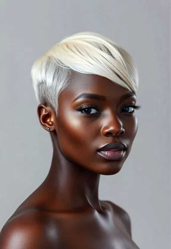 Platinum Blonde Statement Cut