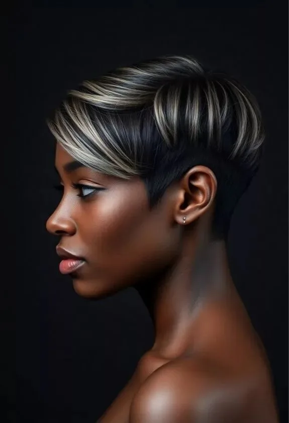Swept-Back Sophisticated Pixie