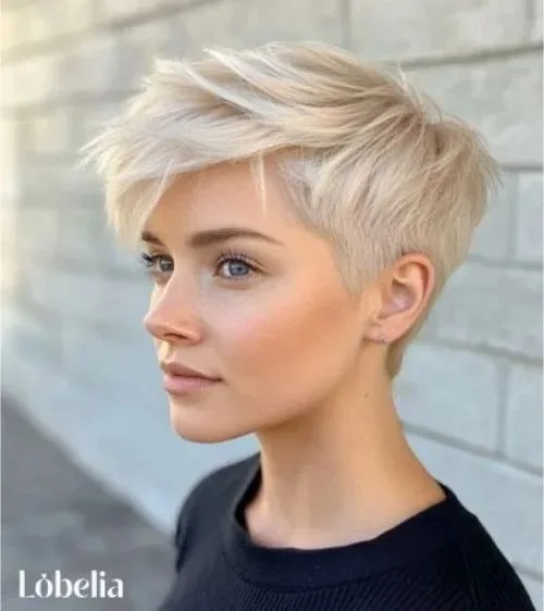Textured Platinum Rebel Pixie
