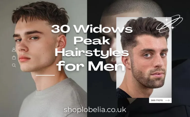 30 widows peak hairstyles