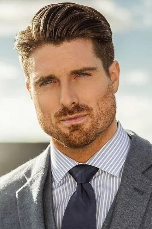 Comb Over with Widow’s Peak