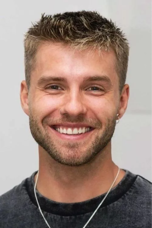 Crew Cut with Widow’s Peak