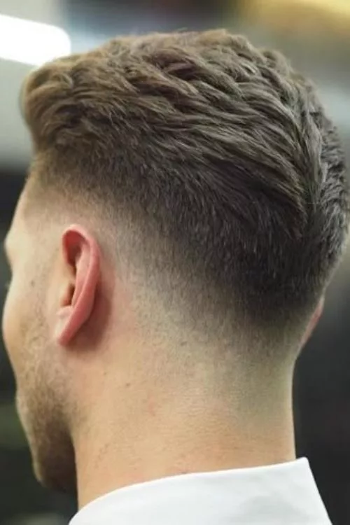 Mid Taper Fade with Drop Fade for Men