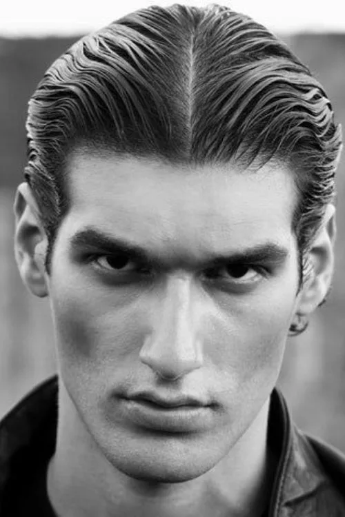 Middle Part with Widow’s Peak