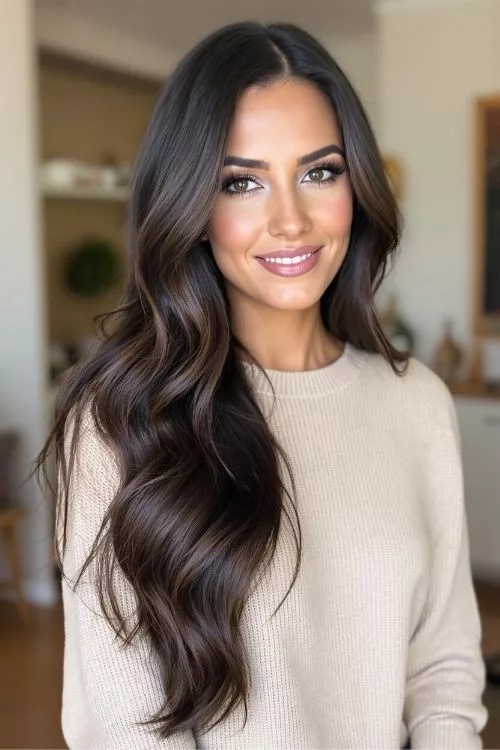 Mocha Money Piece on Black Hair