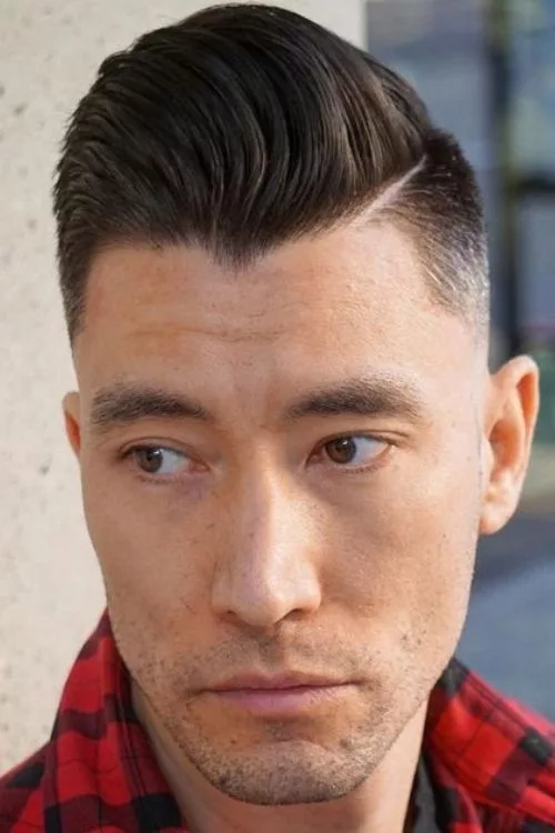 Pompadour with Widow’s Peak