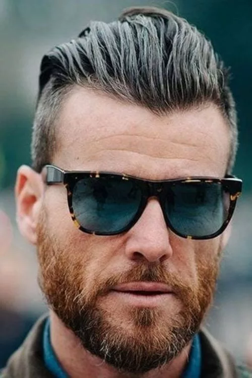 Slick Back with Widow’s Peak