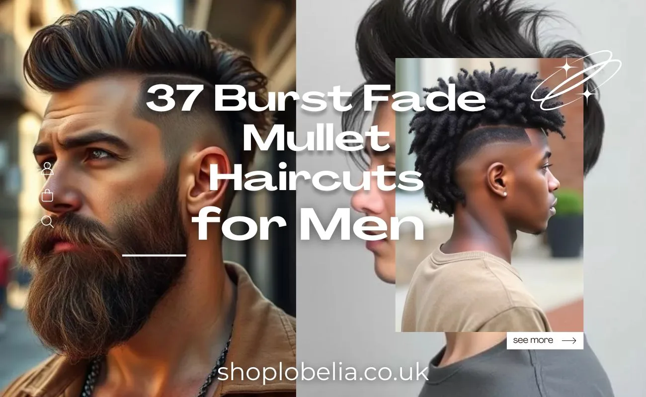 37 burst fade mullet haircuts for men