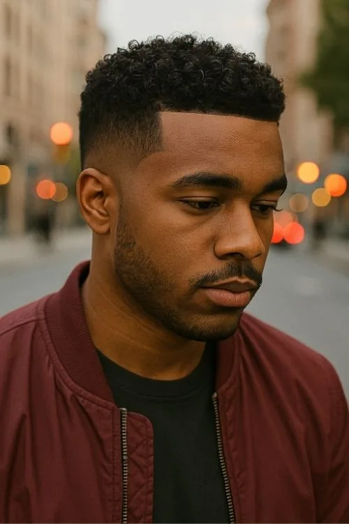 8. Curls with Hard Part