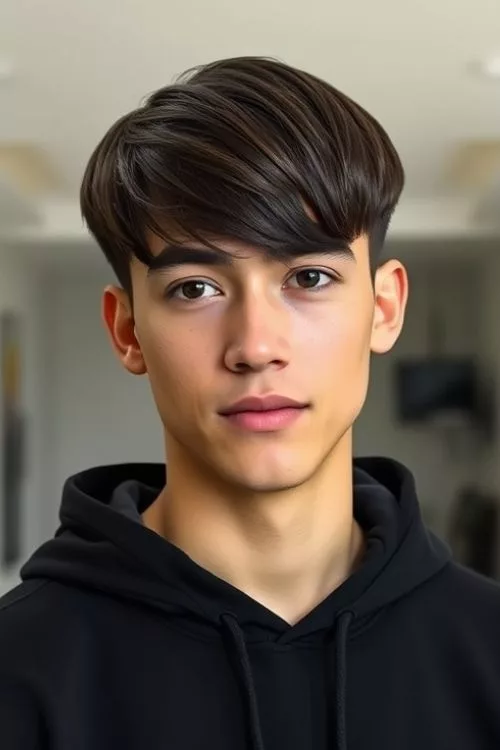 Angular Fringe with Clean Taper for Straight Hair