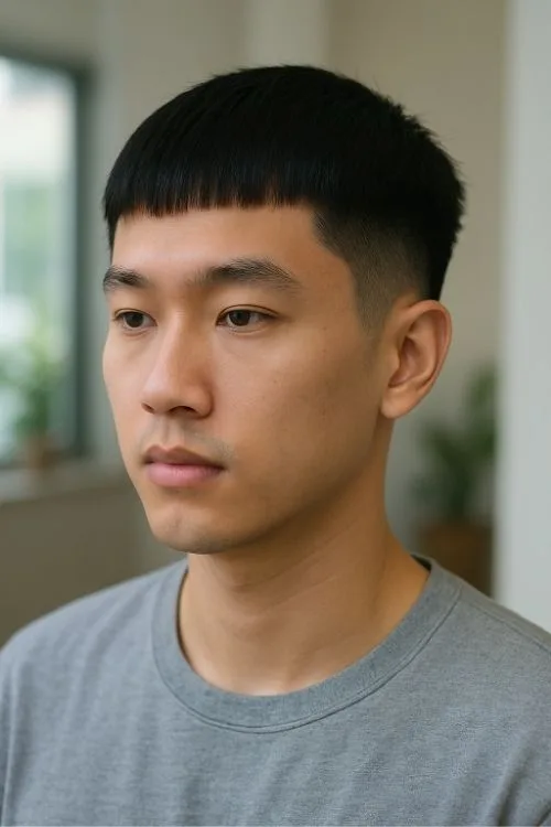 Asian-Inspired Caesar Haircut