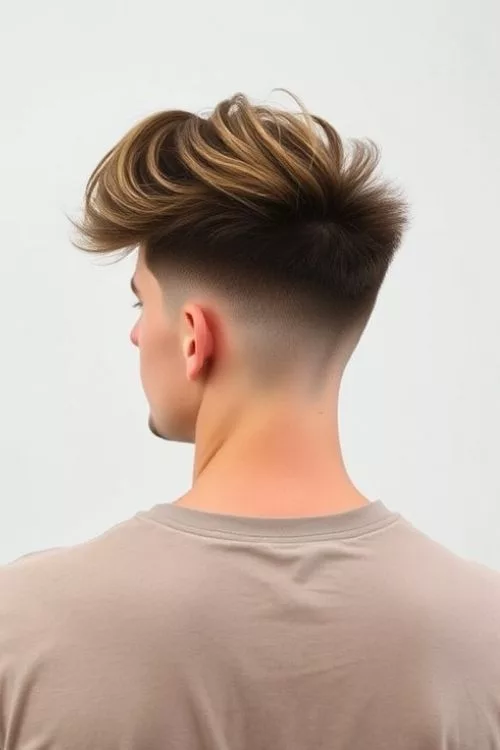 Brushed-Out Curls with Clean Neckline