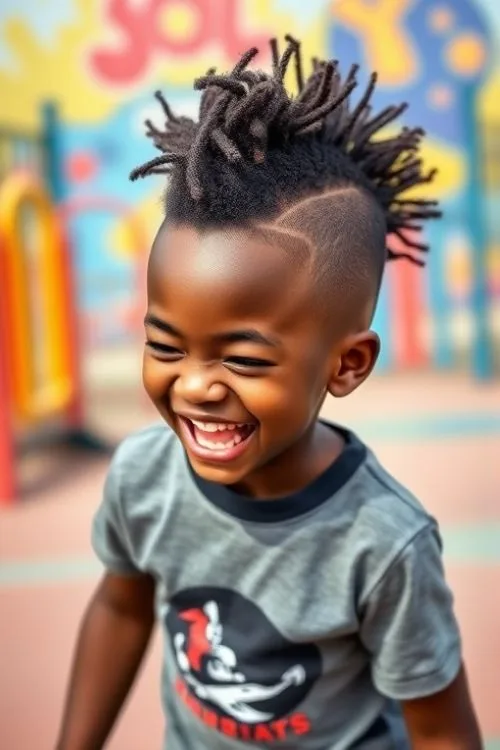 Burst Taper with Mohawk Vibes