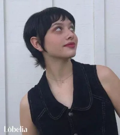 Classic Textured Pixie Mullet
