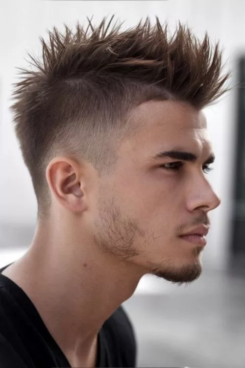 Cool Mohawk with Mid-Fade for Men