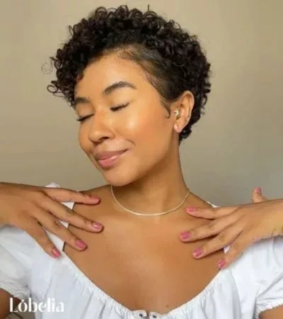 Curly Pixie Mullet Mix