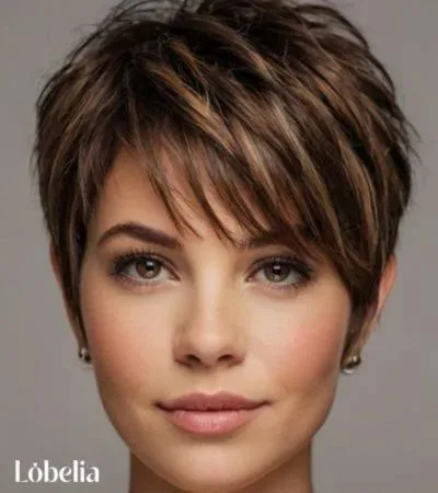 Feathered Layered Pixie