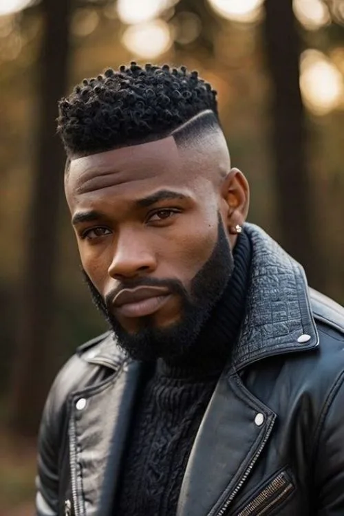 Flat Top with Sponge Twists Haircut for Men