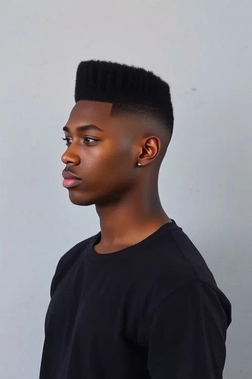 Flat Top with Undercut Haircut for Men
