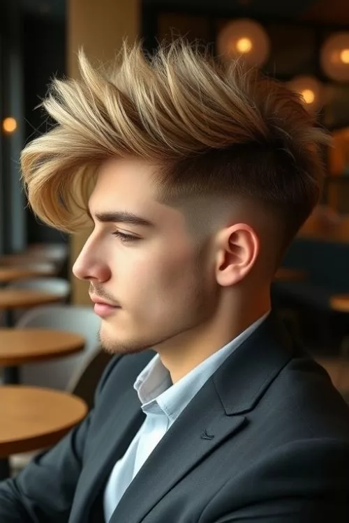 Fluffy Side Part with Tapered Finish