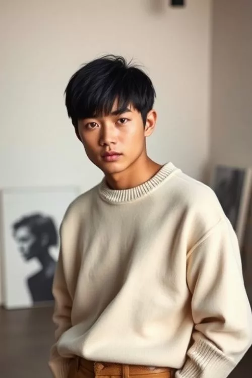 Fringe Crop with Texture for Men