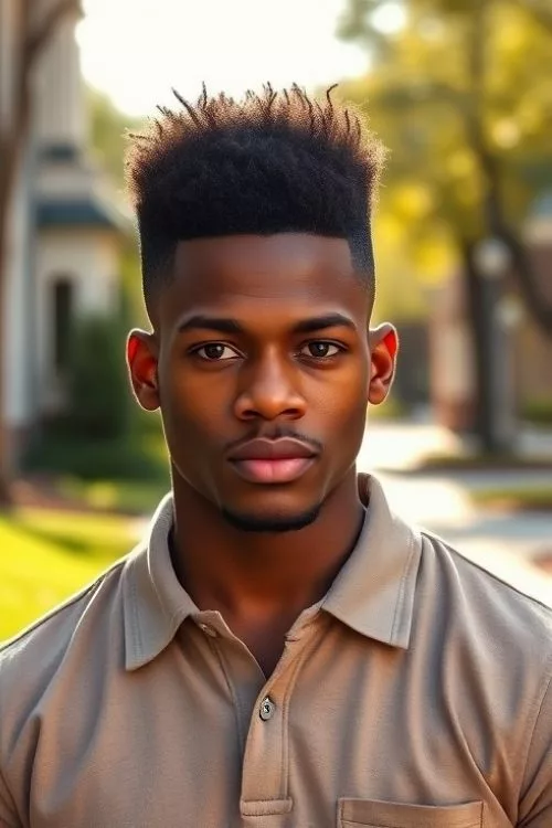 High Volume Crew Style for Men