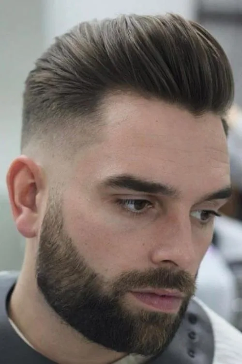 Ivy League with Mid Fade