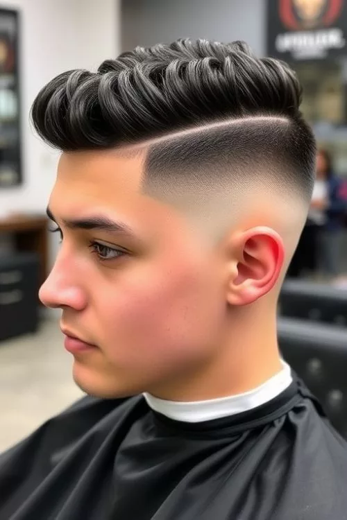 Low Drop Taper with Natural Curl Definition