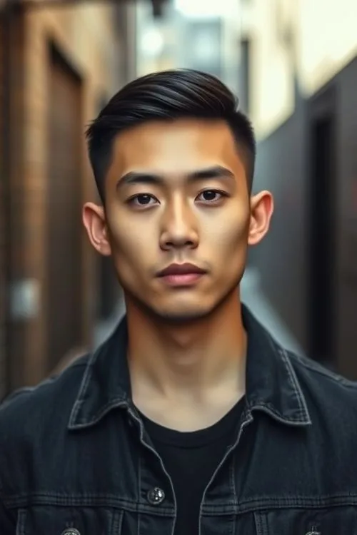 Low Skin Fade + Crop Fringe