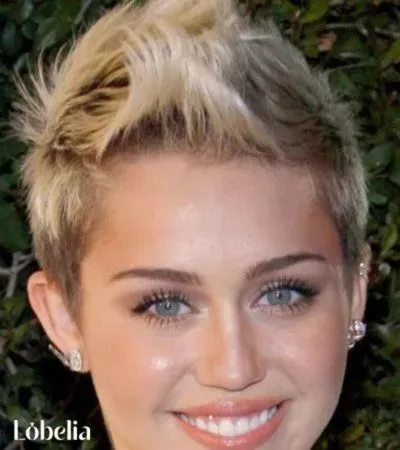 Platinum Spiky Rebel Cut