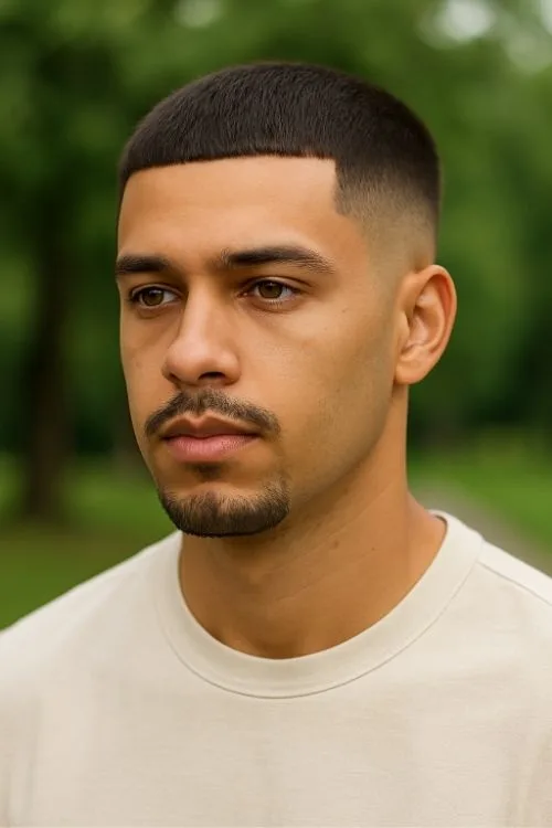 Short Caesar with High Taper