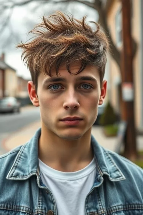 Tousled Medium Crop for Men