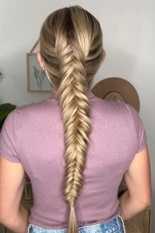 Fishtail Braided Ponytail
