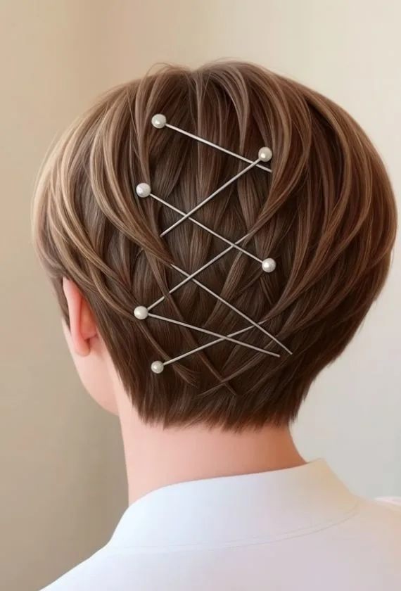 Strategic Bobby Pin Placement