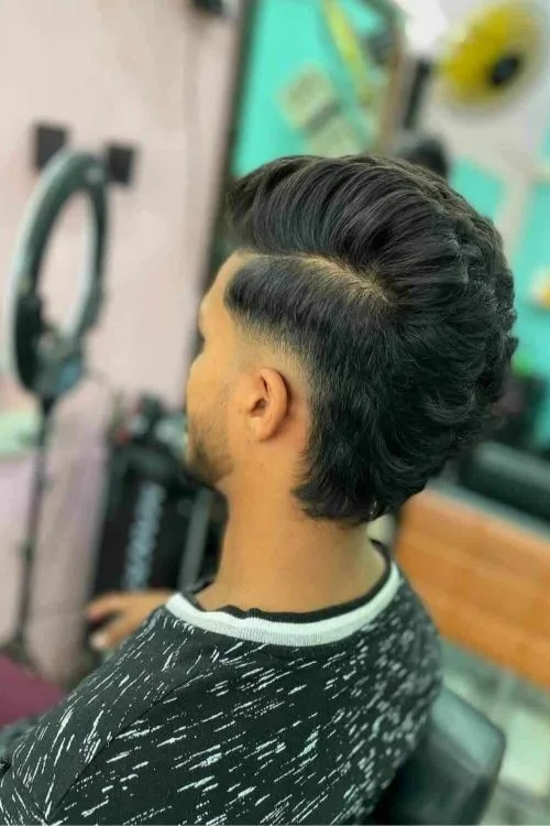 Side Part Mullet