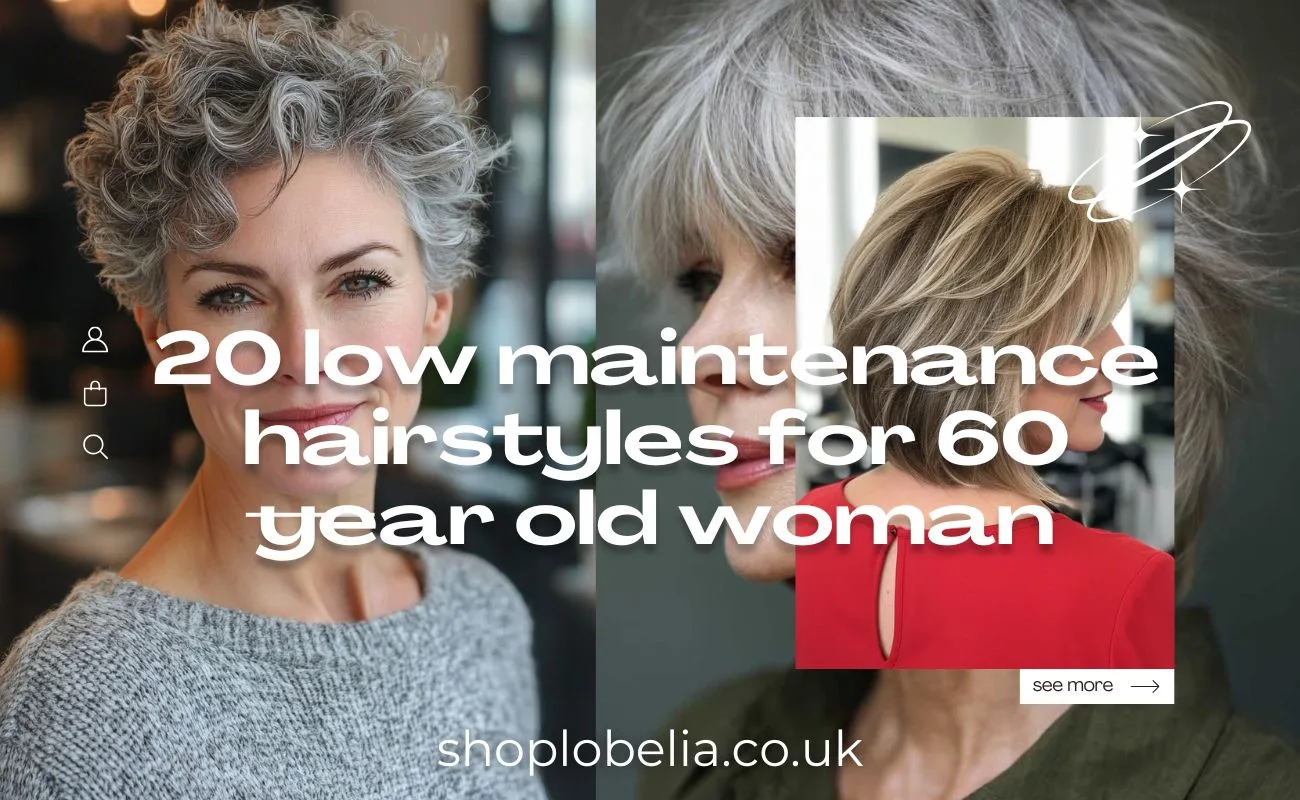 20 low maintenance hairstyles for 60 year old woman