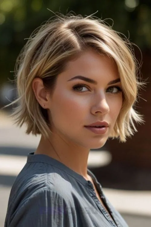 Blunt Bob with Hidden Layers