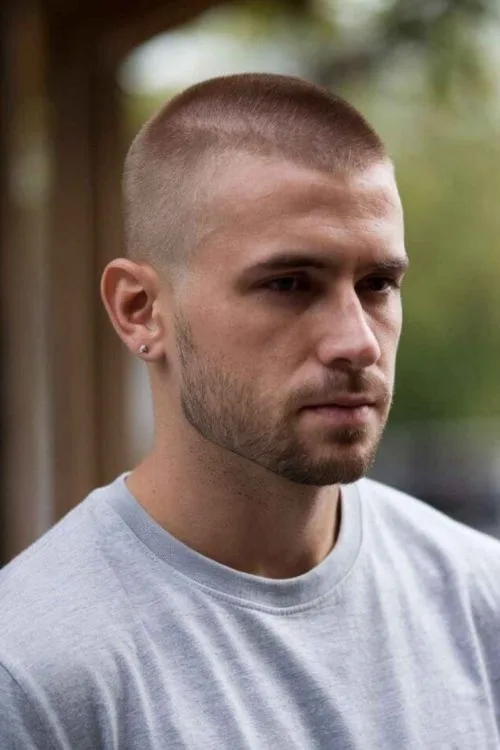 Buzz Cut with Facial Hair