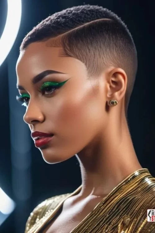 Fade Cut with Line Design