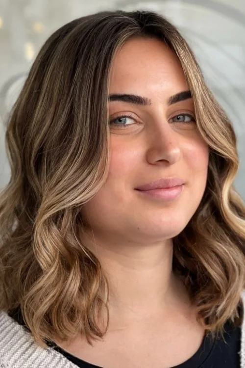 Lob with Balayage Highlights