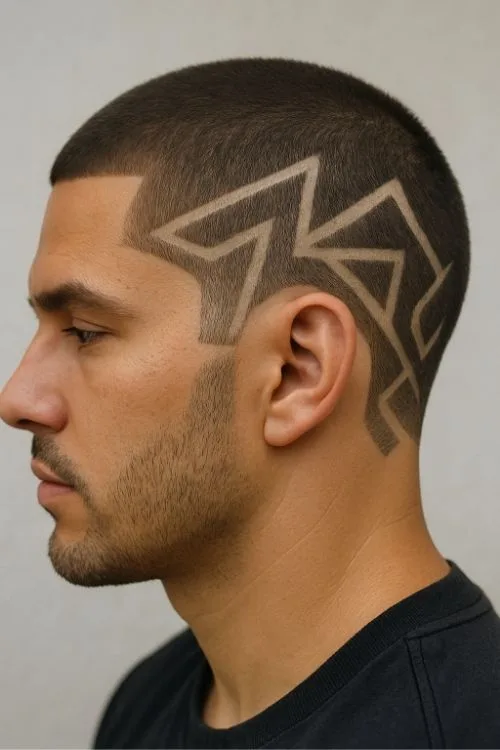 Patterned Buzz Cut