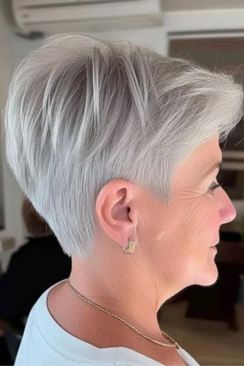 Pixie with Pointy Sideburns