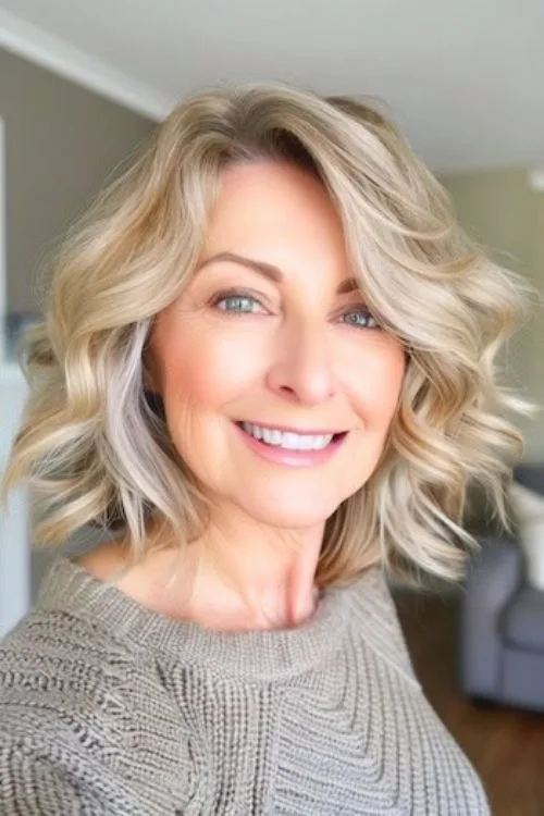 Side-Parted Medium Length