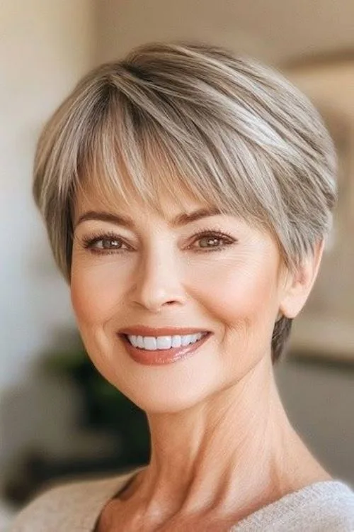 Straight Cropped Pixie