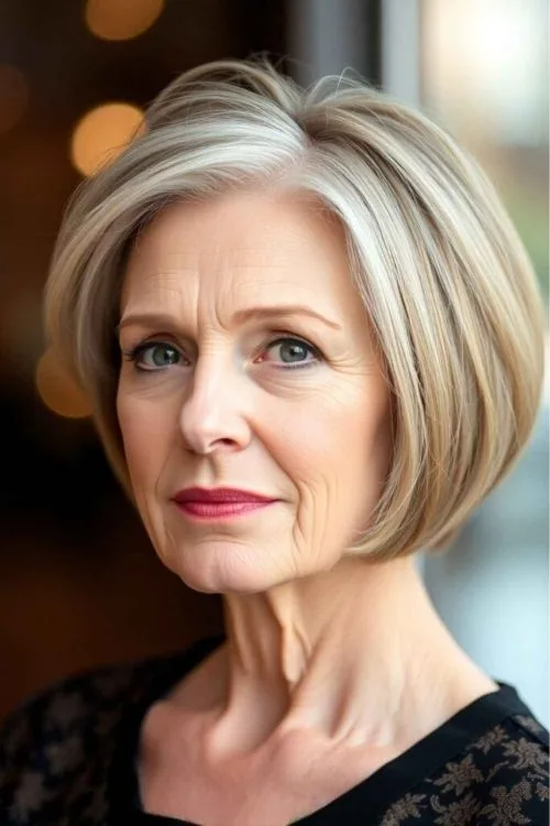 Two-Tone Graduated Bob