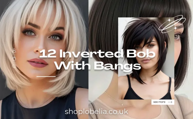 inverted bob with bangs