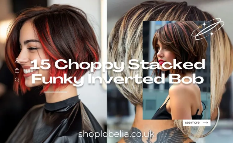 15 choppy stacked funky inverted bob