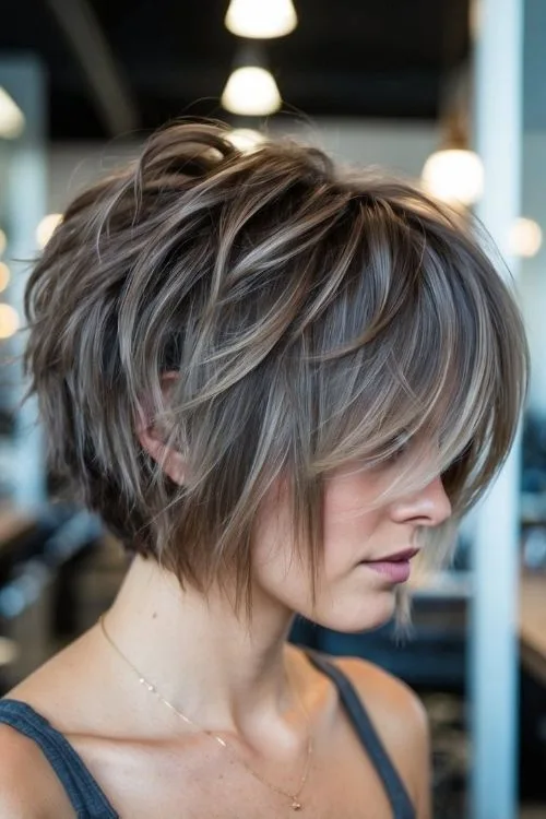A-Line Bob with Face-Framing Layers