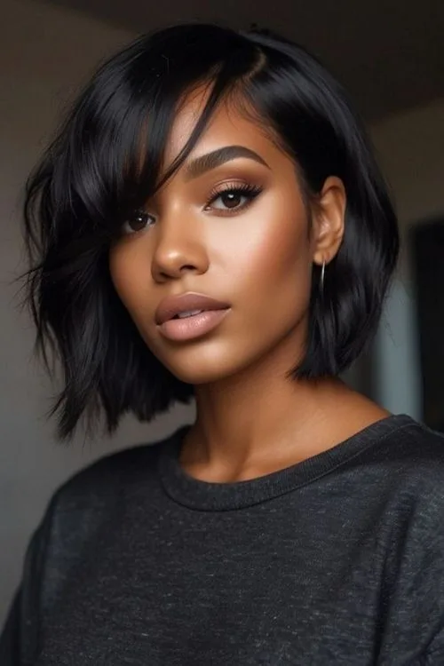 Asymmetrical French Bob